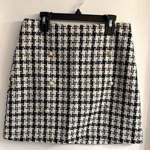 Houndstooth Skirt